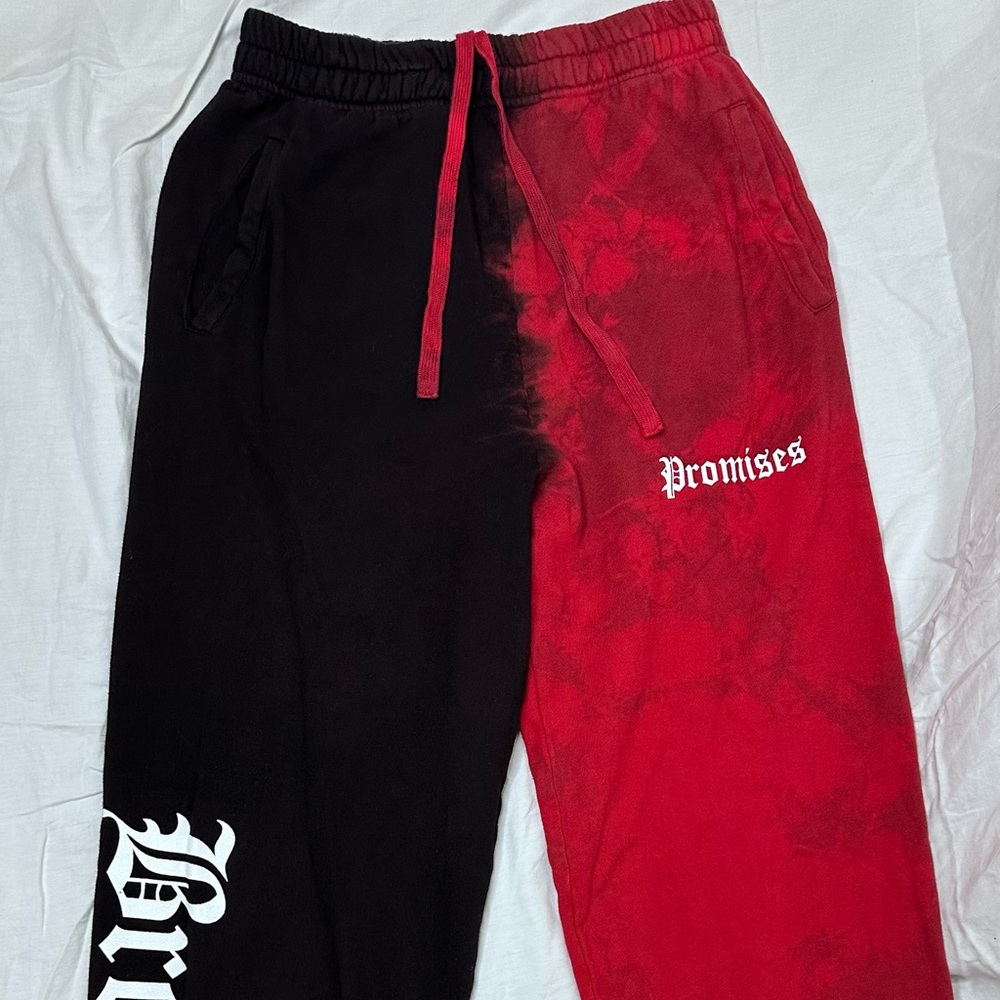 Joggers- Black and Red
